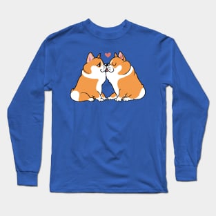 Corgi Kisses Long Sleeve T-Shirt